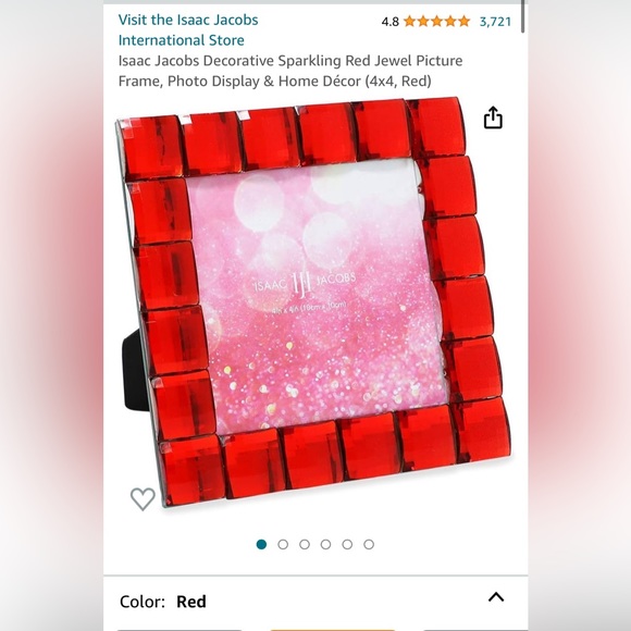 *NEW* Isaac Jacobs Jewel Frames (set of 2 - red and green) - Picture 4 of 8